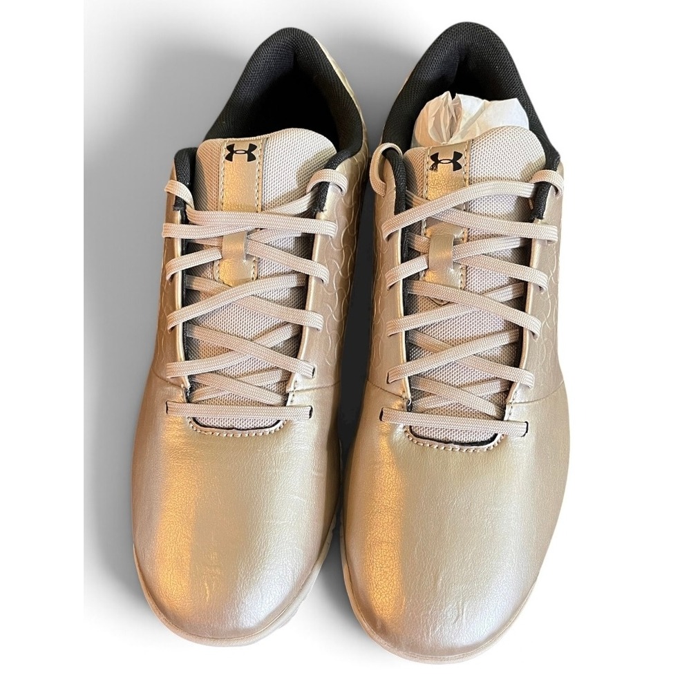 Under Armour UA Magnetico Select TF Turf Soccer Shoes Gold 3000116-900 Mens 8.5